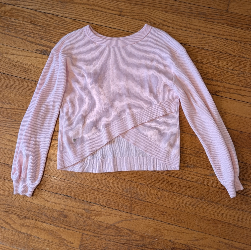 Lululemon Reversible Crossover Sweater In Strawberry Milkshake